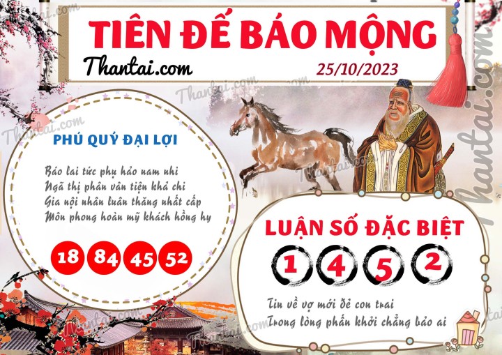 Tiên Đế Báo Mộng 10/10/2023