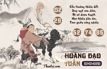 HOÀNG ĐẠO TUẦN 25/10/2023