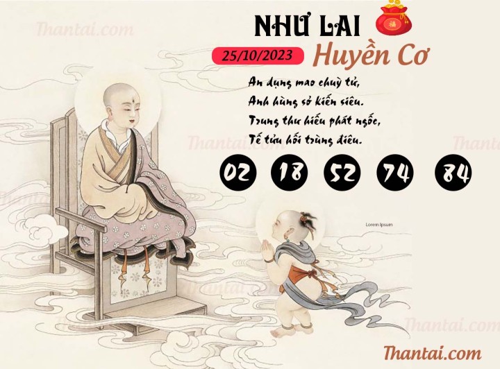 NHƯ LAI HUYỀN CƠ 10/10/2023