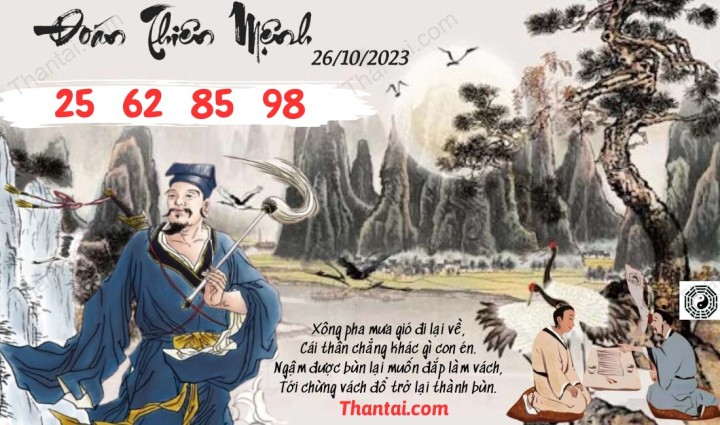 Đoán Thiên Mệnh 11/10/2023