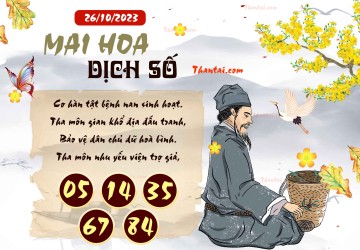 Mai Hoa Dịch Số 26/10/2023