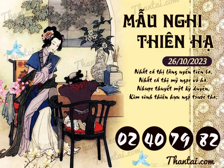 Mẫu Nghi Thiên Hạ 11/10/2023