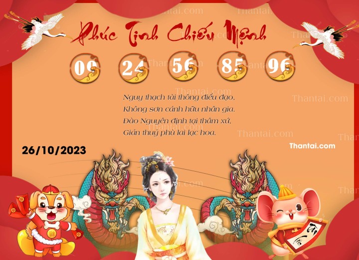 Phúc Tinh Chiếu Mệnh 11/10/2023