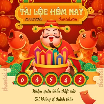 Tài Lộc Hôm Nay 26/10/2023