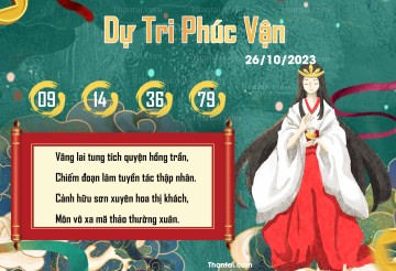DỰ TRI PHÚC VẬN 26/10/2023