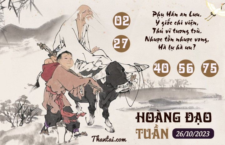 HOÀNG ĐẠO TUẦN 11/10/2023