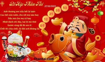 Bí Kíp Thần Tài 27/10/2023