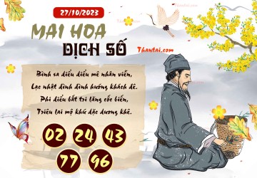 Mai Hoa Dịch Số 27/10/2023