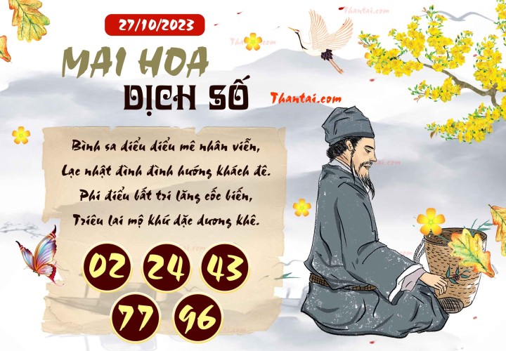Mai Hoa Dịch Số 12/10/2023