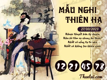 Mẫu Nghi Thiên Hạ 27/10/2023