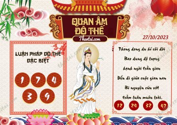 Quan Âm Độ Thế 27/10/2023