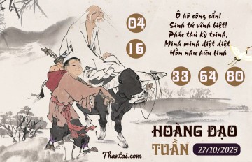 HOÀNG ĐẠO TUẦN 27/10/2023