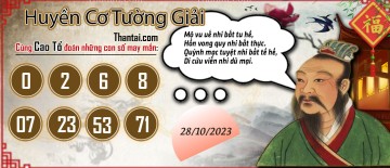 Huyền Cơ Tường Giải 28/10/2023