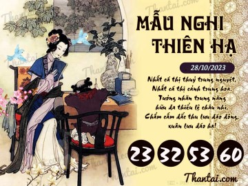 Mẫu Nghi Thiên Hạ 28/10/2023