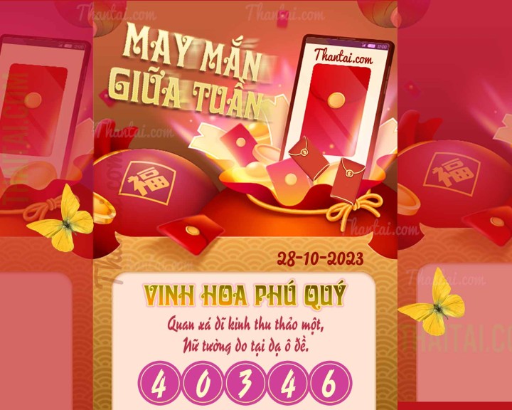May Mắn Giữa Tuần 13/10/2023