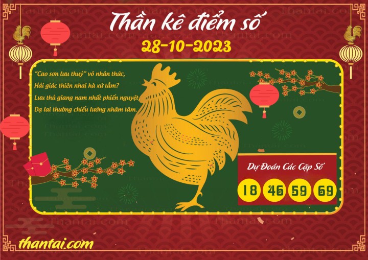 Thần Kê Điểm Số 13/10/2023