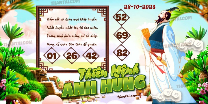 THIÊN MỆNH ANH HÙNG 13/10/2023