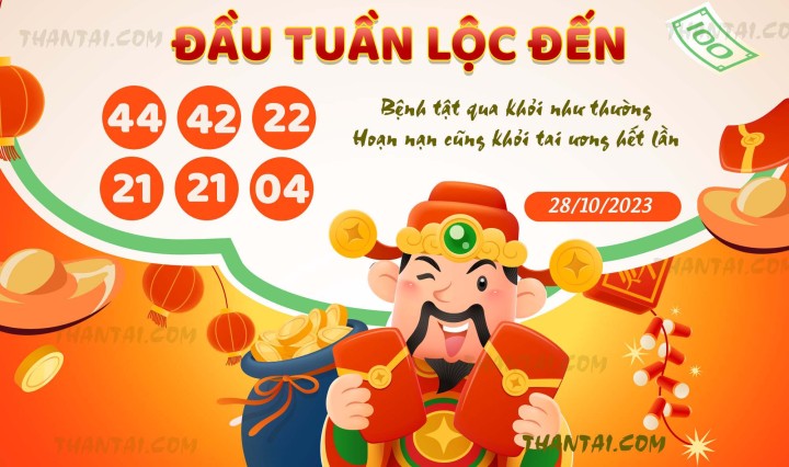 ĐẦU TUẦN LỘC ĐẾN 13/10/2023
