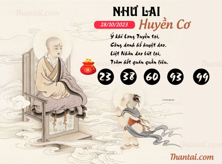 NHƯ LAI HUYỀN CƠ 13/10/2023
