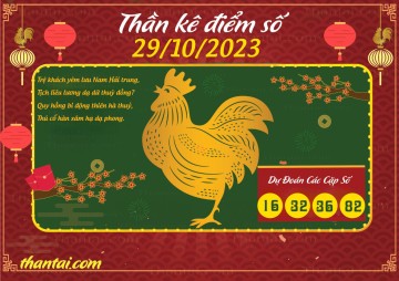 Thần Kê Điểm Số 29/10/2023