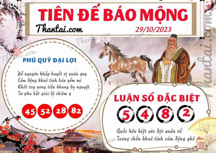 Tiên Đế Báo Mộng 14/10/2023