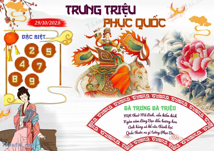 Trưng Triệu Phục Quốc 14/10/2023