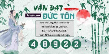 Văn Đạt Đức Tôn 29/10/2023