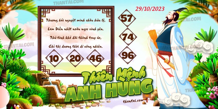 THIÊN MỆNH ANH HÙNG 14/10/2023