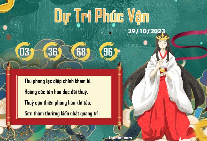 DỰ TRI PHÚC VẬN 14/10/2023