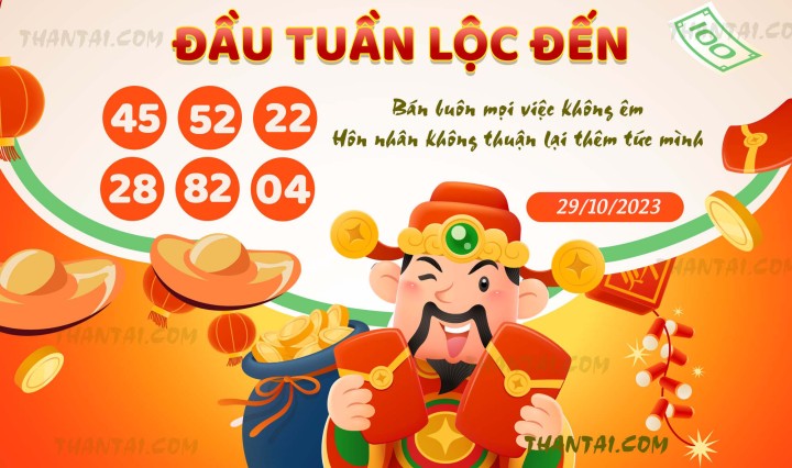 ĐẦU TUẦN LỘC ĐẾN 14/10/2023