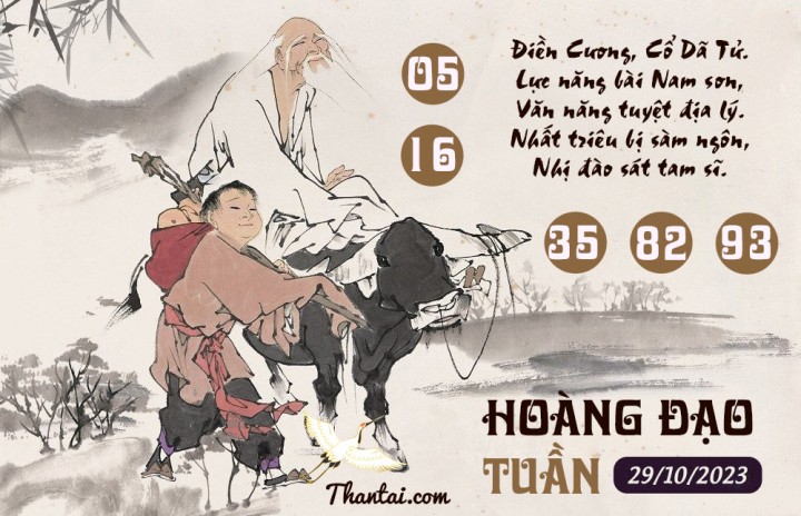 HOÀNG ĐẠO TUẦN 14/10/2023