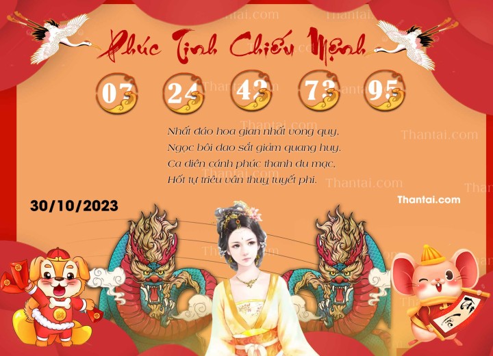 Phúc Tinh Chiếu Mệnh 15/10/2023