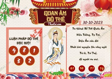 Quan Âm Độ Thế 30/10/2023