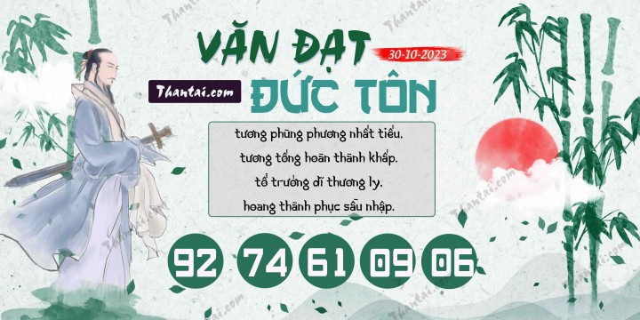 Văn Đạt Đức Tôn 15/10/2023