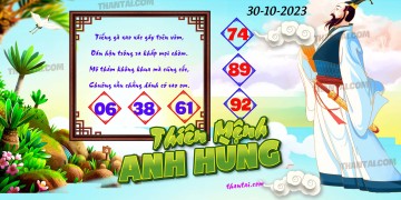 THIÊN MỆNH ANH HÙNG 30/10/2023