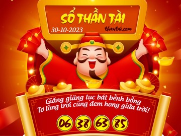 SỔ THẦN TÀI 30/10/2023