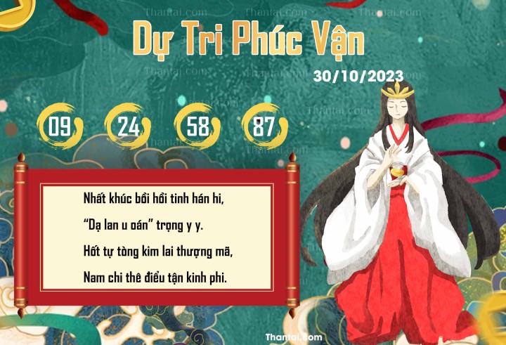 DỰ TRI PHÚC VẬN 15/10/2023