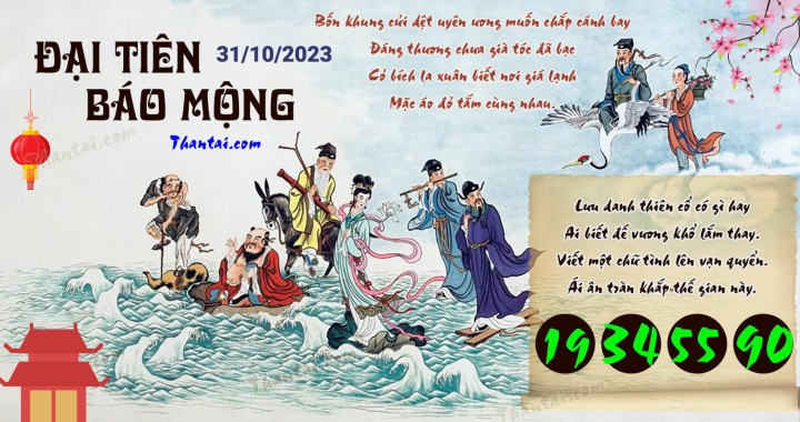 Đại Tiên Báo Mộng 16/10/2023