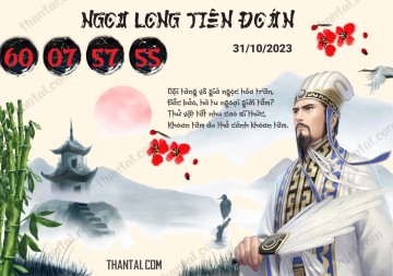 Ngọa Long Tiên Đoán 31/10/2023