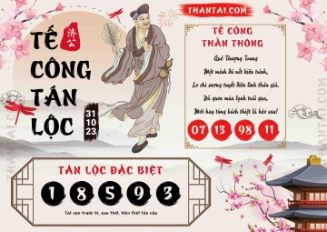 Tế Công Tán Lộc 31/10/2023