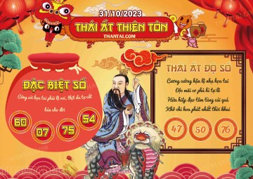 Thái Ất Thiên Tôn 31/10/2023