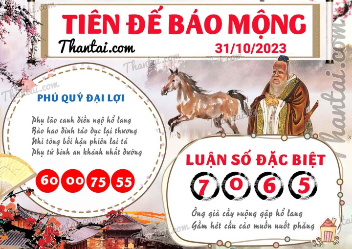 Tiên Đế Báo Mộng 16/10/2023
