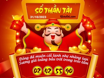 SỔ THẦN TÀI 31/10/2023