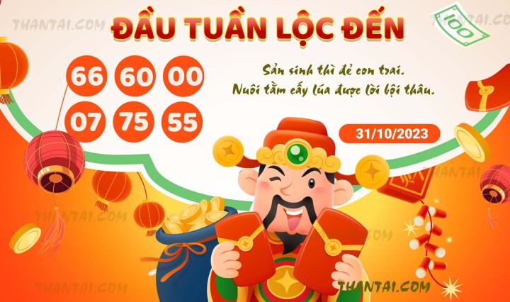 ĐẦU TUẦN LỘC ĐẾN 16/10/2023