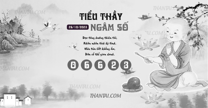 TIỂU THẦY NGÂM SỐ 11/10/2023