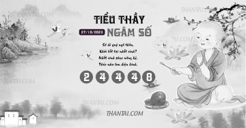 TIỂU THẦY NGÂM SỐ 27/10/2023