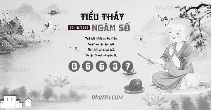 TIỂU THẦY NGÂM SỐ 14/10/2023