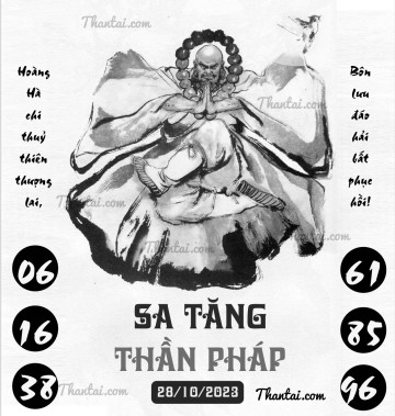 SA TĂNG THẦN PHÁP 28/10/2023