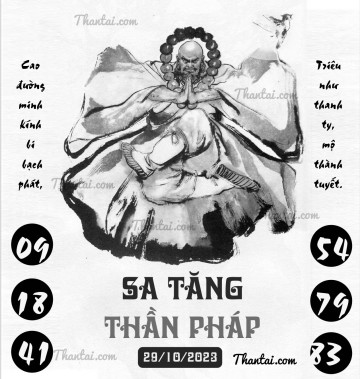 SA TĂNG THẦN PHÁP 29/10/2023