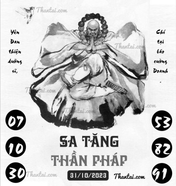 SA TĂNG THẦN PHÁP 31/10/2023